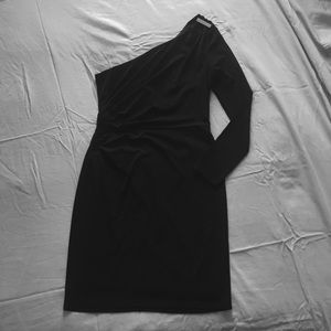 White House Black Market one shoulder dress